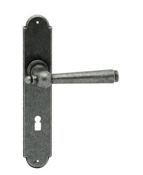 Kování kované HAMBURG 72 na klíč černé - Kliky, okenní a dveřní kování, panty Kování dveřní Kování dveřní kované, Rustico